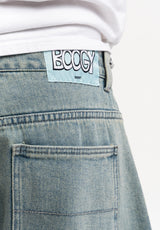 Boogy Short sandy-bluedenim Closeup2