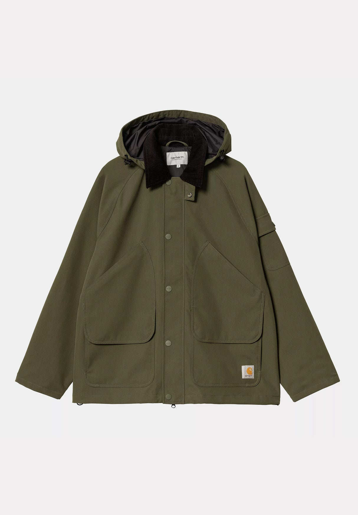 Clarton Jacket officegreen-black Rueckenansicht