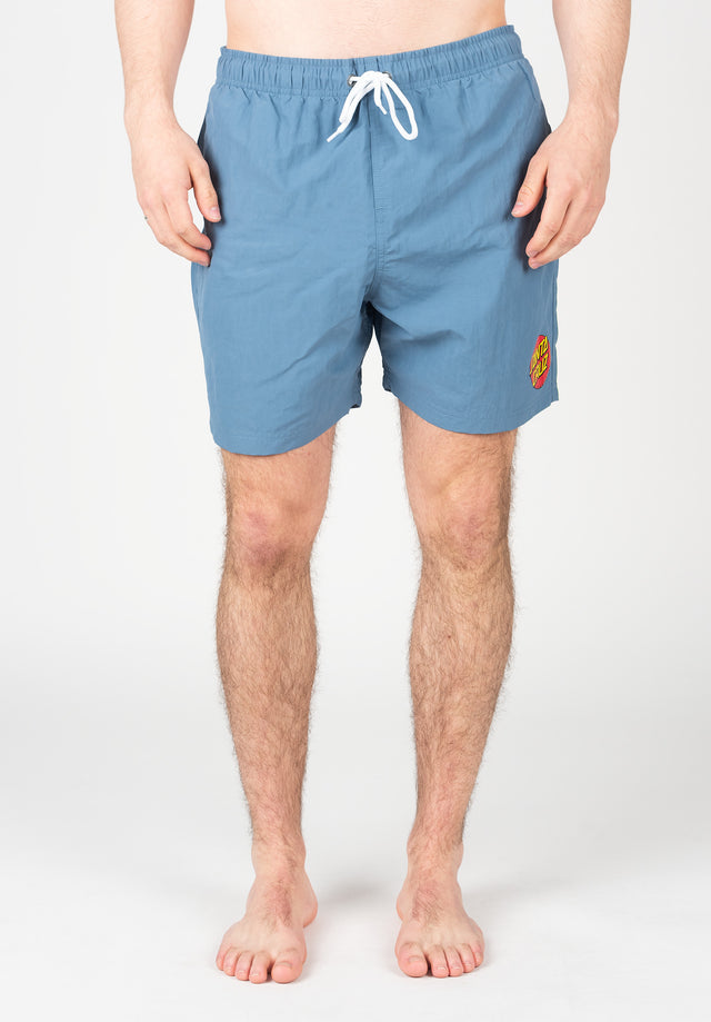 Classic Dot Swimshorts dustyblue Vorderansicht