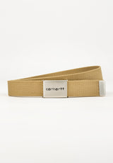 Clip Belt Chrome leather Vorderansicht