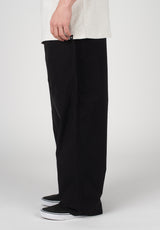 Colston Pant blackgarmentdyed Rueckenansicht