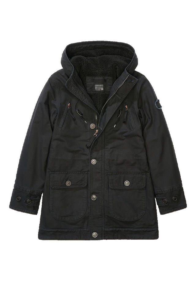 Fiss Parka black Vorderansicht