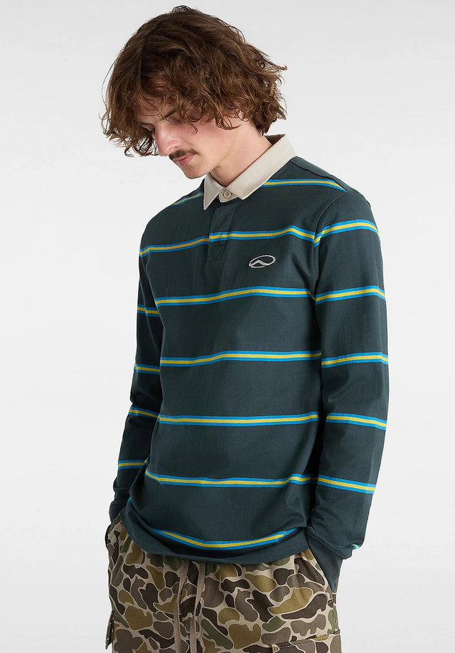 Gatewood Rugby Stripe Ls greengables Vorderansicht