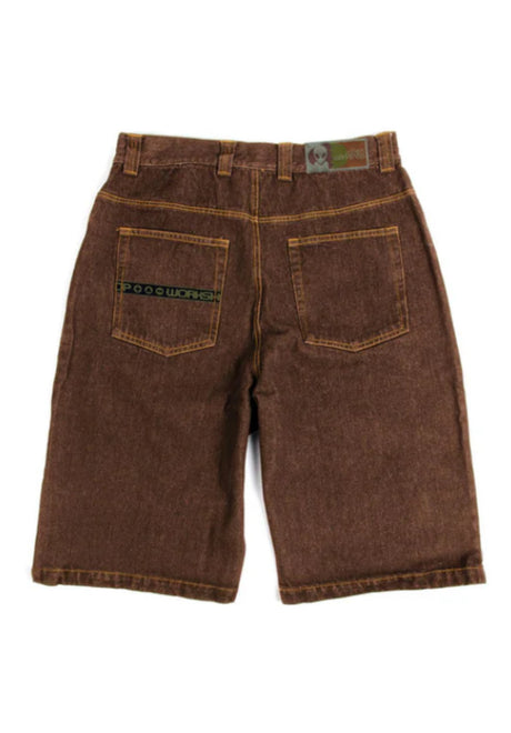 Jorts russet denim Rueckenansicht