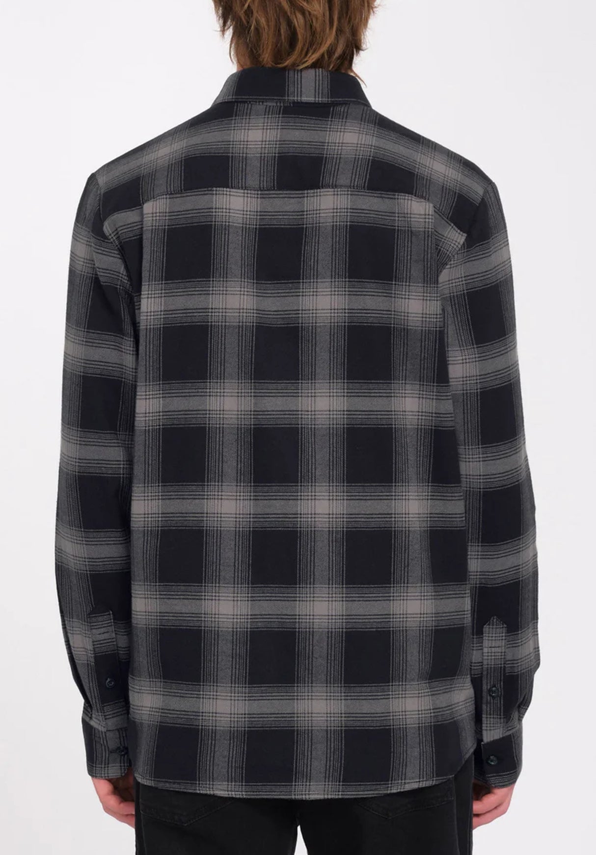 Netastone Flannel black Rueckenansicht