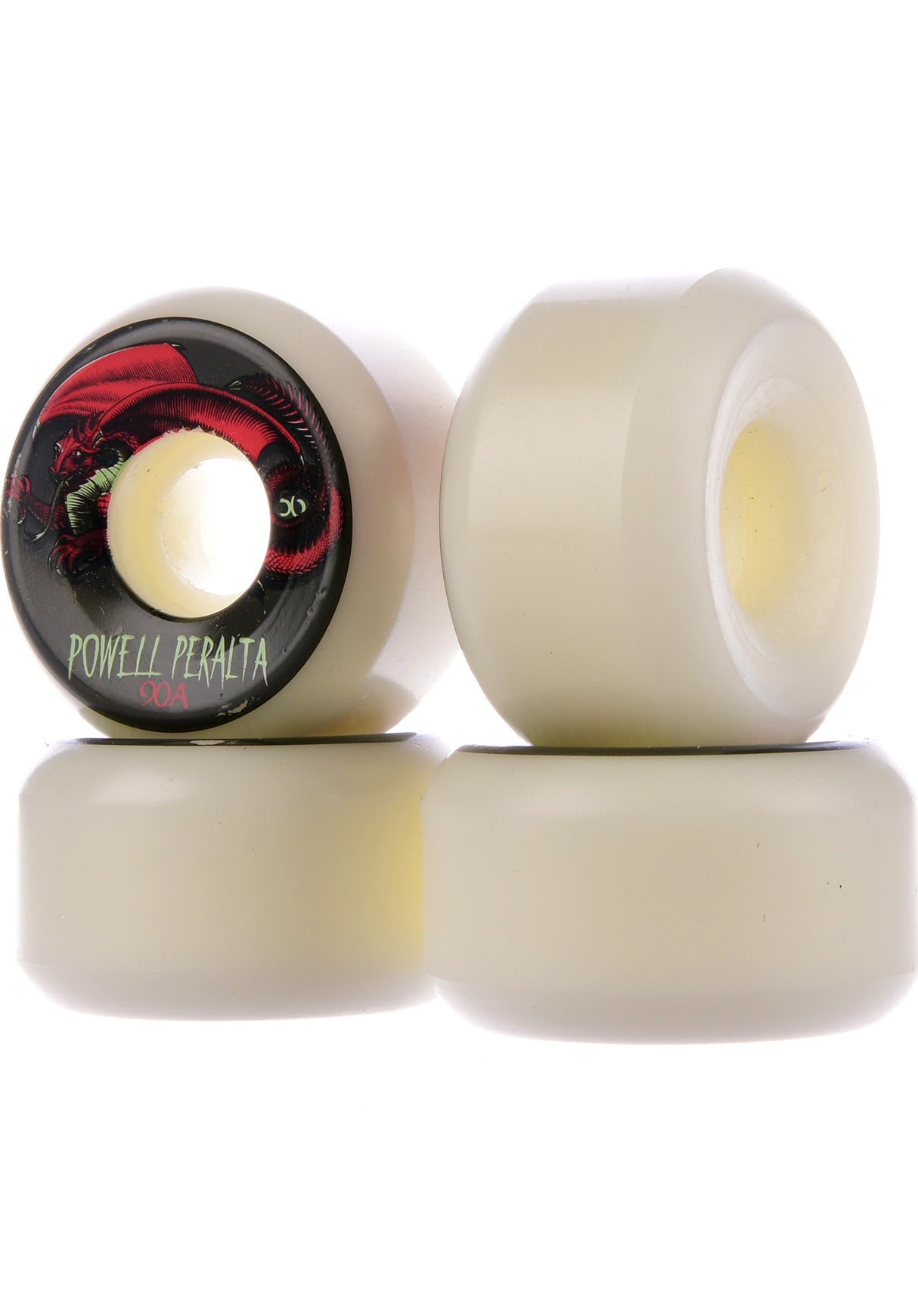 Oval Dragon 90A white-red Oberansicht