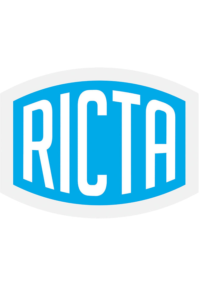 Ricta Logo 10" blue-white Vorderansicht