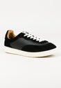 CM001 Low Suede black-white Vorderansicht