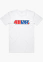 411VM Logo (Red/Blue) white Vorderansicht