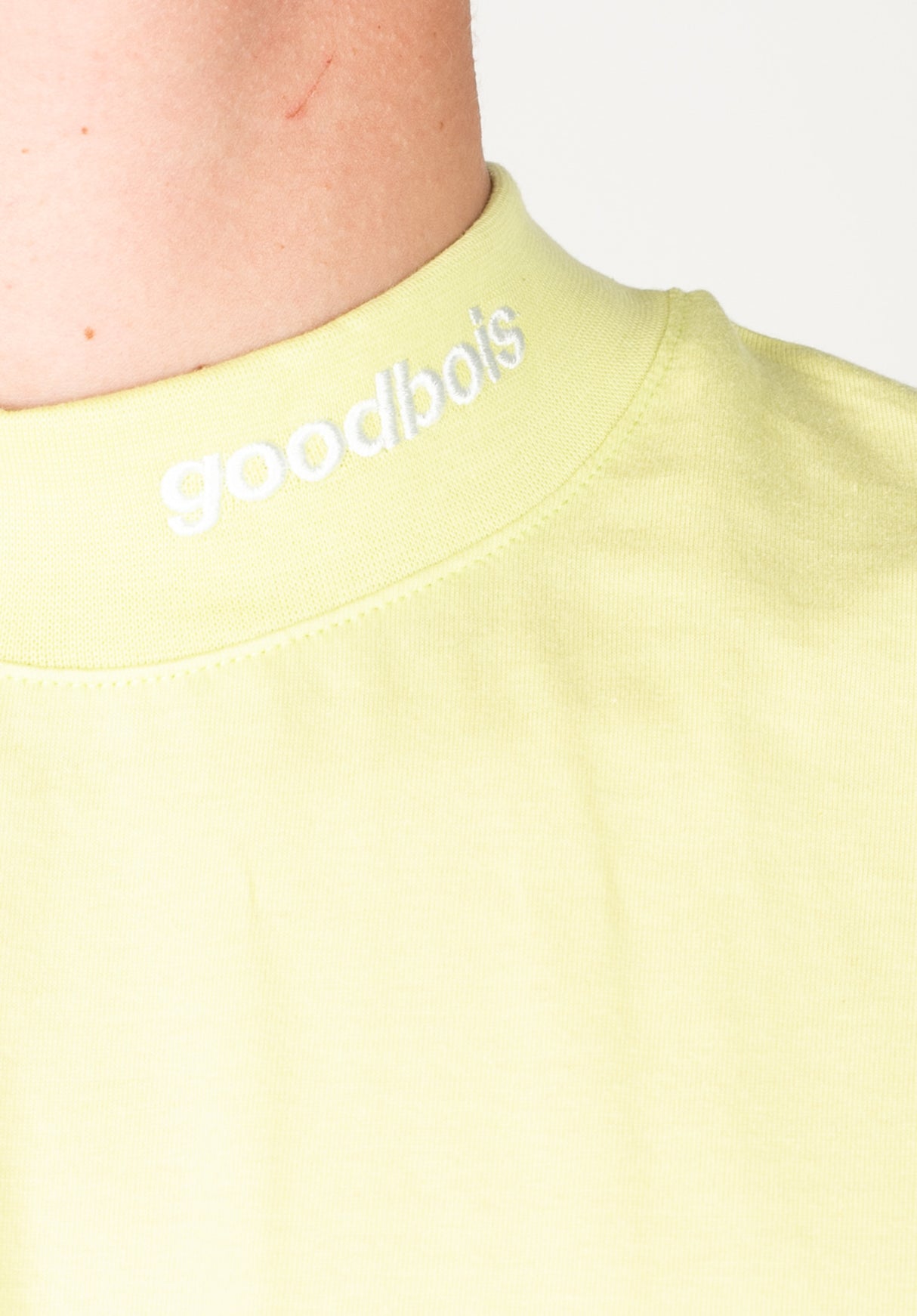 Official YinYang Mockneck lime Rückenansicht