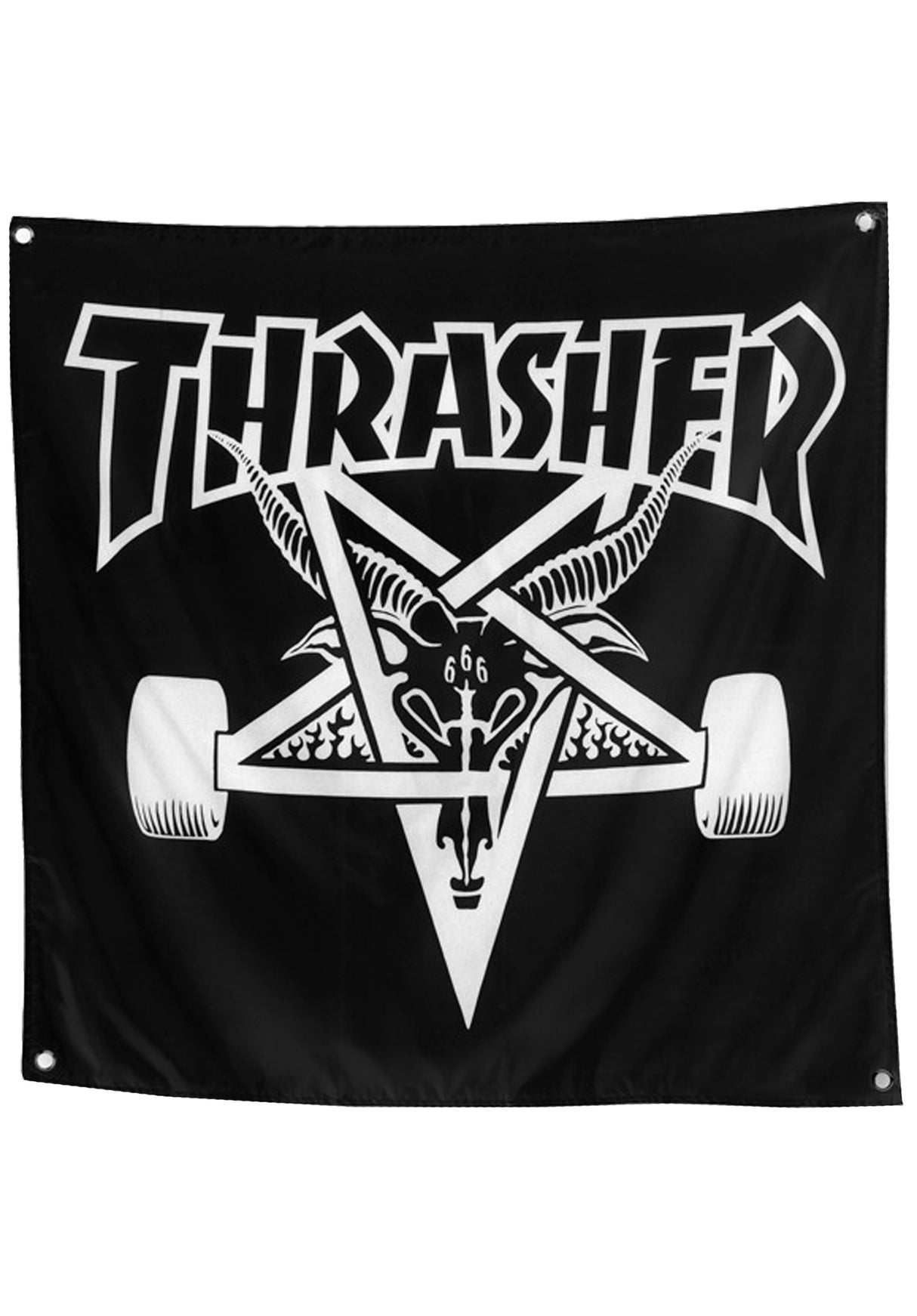 Skate Goat Banner black Vorderansicht