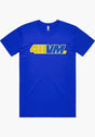 411VM Logo (Yellow/Blue) royal Vorderansicht