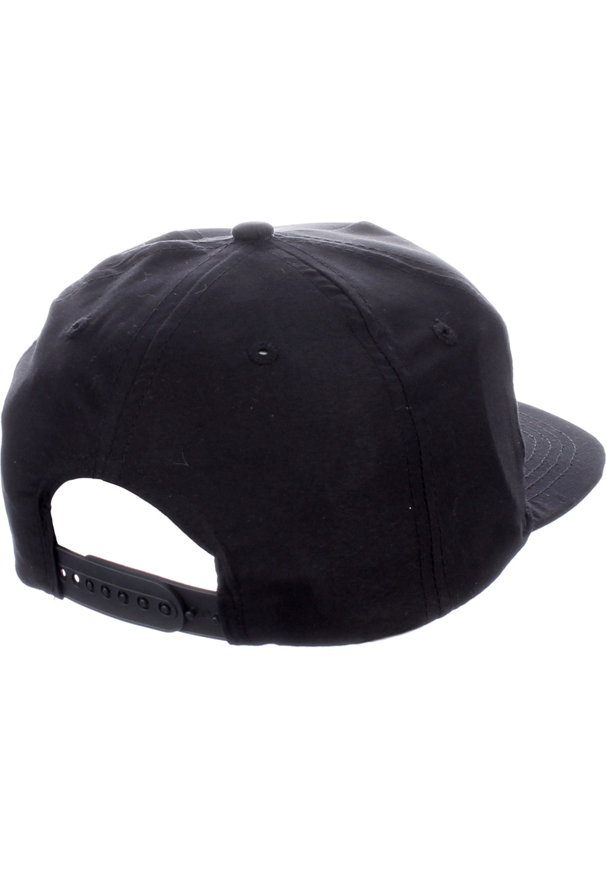 Flame Embroidered Snapback black Close-Up1