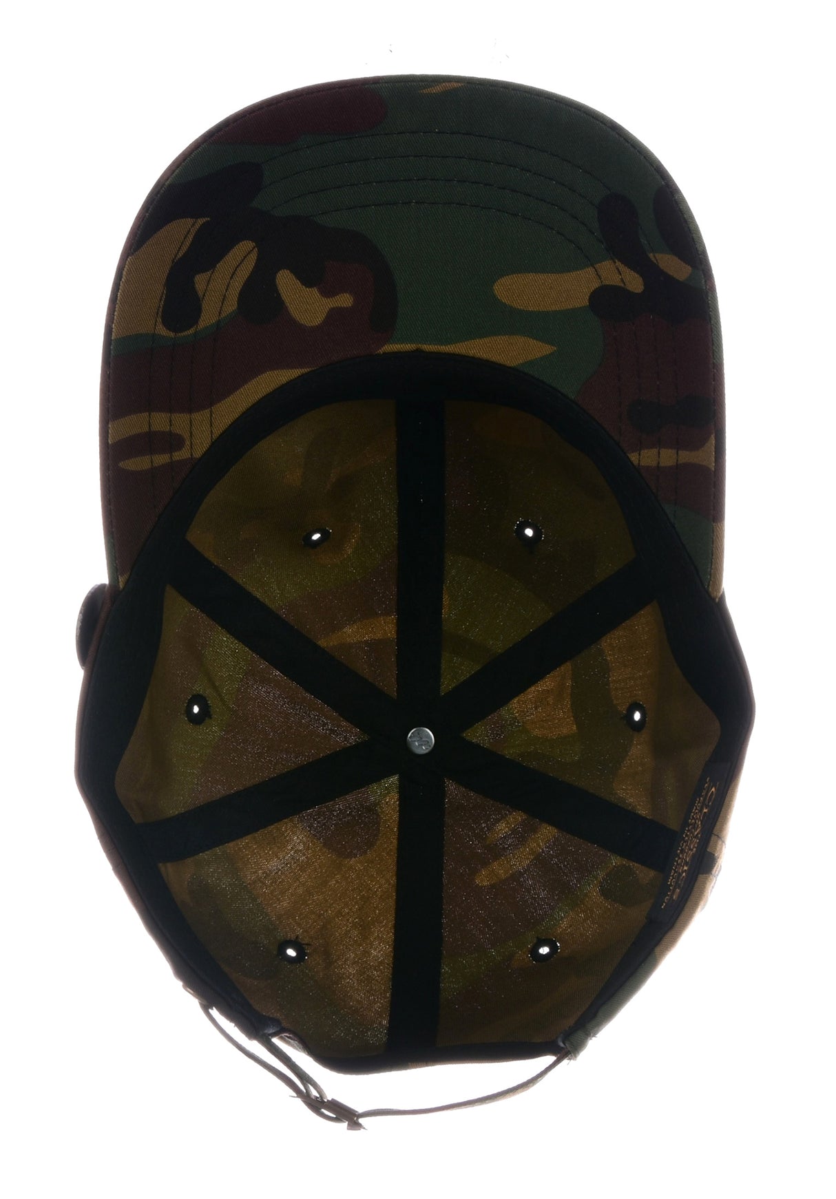 Dad Camp Cap Circle Pin camouflage Oberansicht