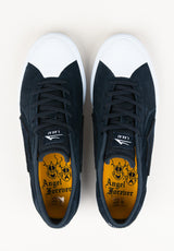 Flaco II navy-suede Close-Up2