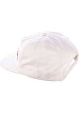 Mag Logo Snapback white Rückenansicht