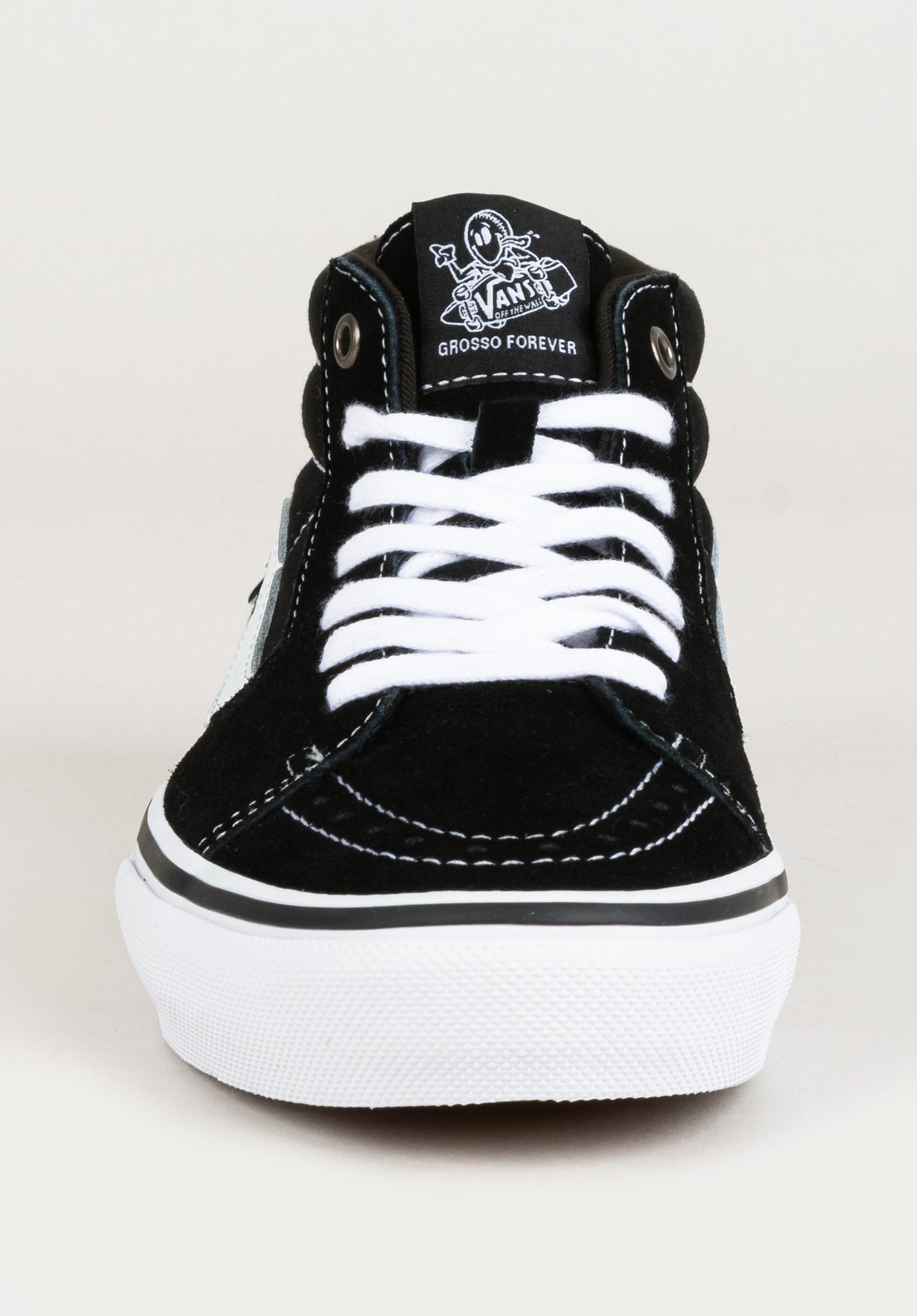 Skate Grosso Mid black-truewhite Rückenansicht