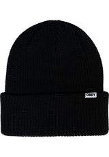 Bold Organic Beanie black Vorderansicht