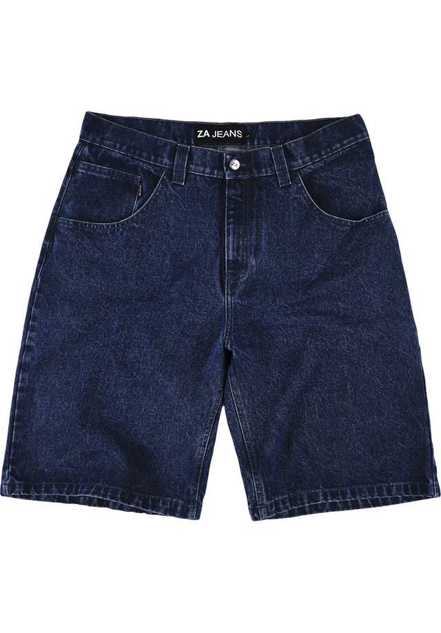 ZA Baggy Jeans Short indigo-blue Vorderansicht