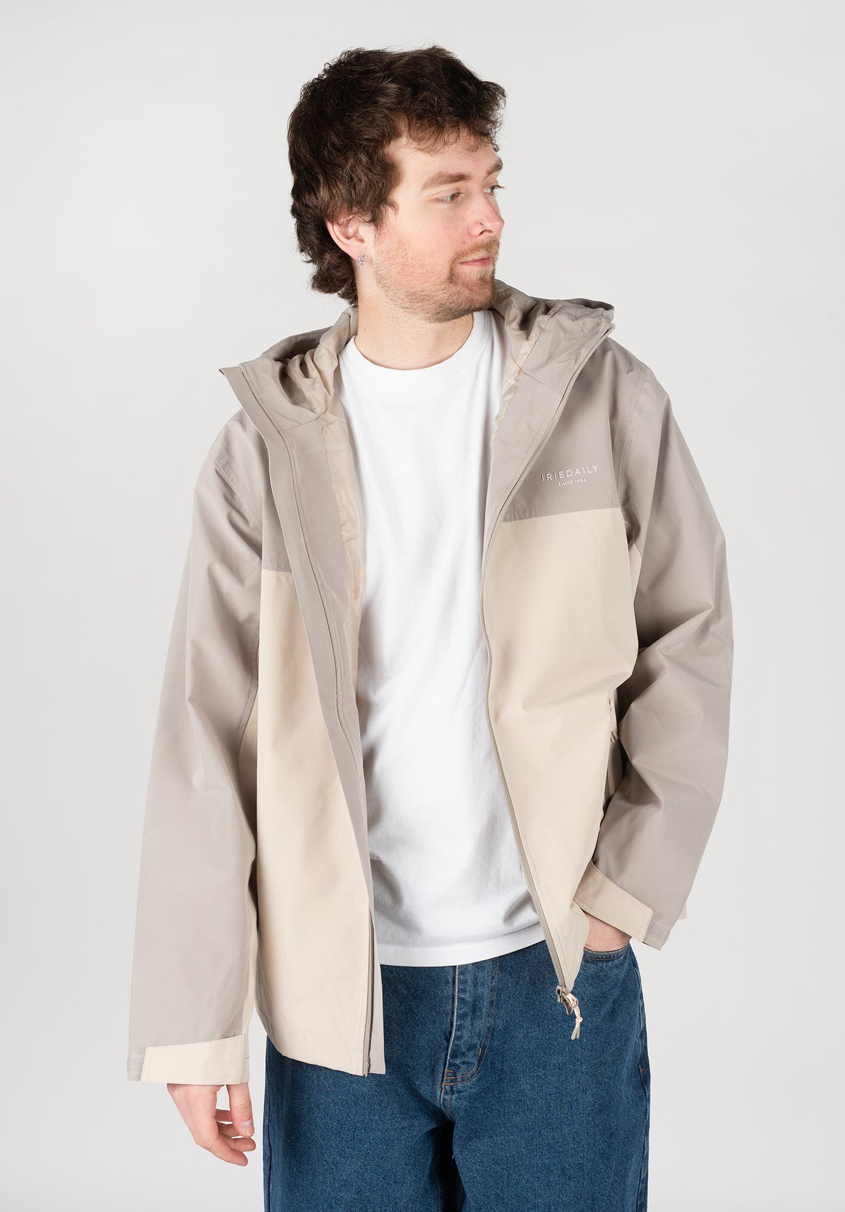 Terance Anorak stonegrey Vorderansicht