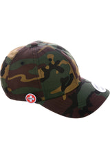 Dad Camp Cap Circle Pin camouflage Close-Up2