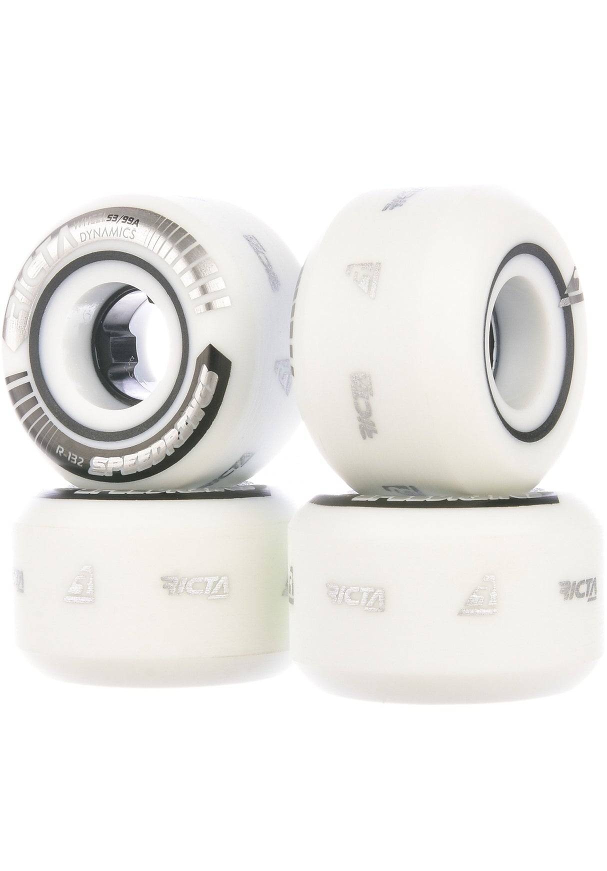 Speedrings Wide 99A white-silver Oberansicht