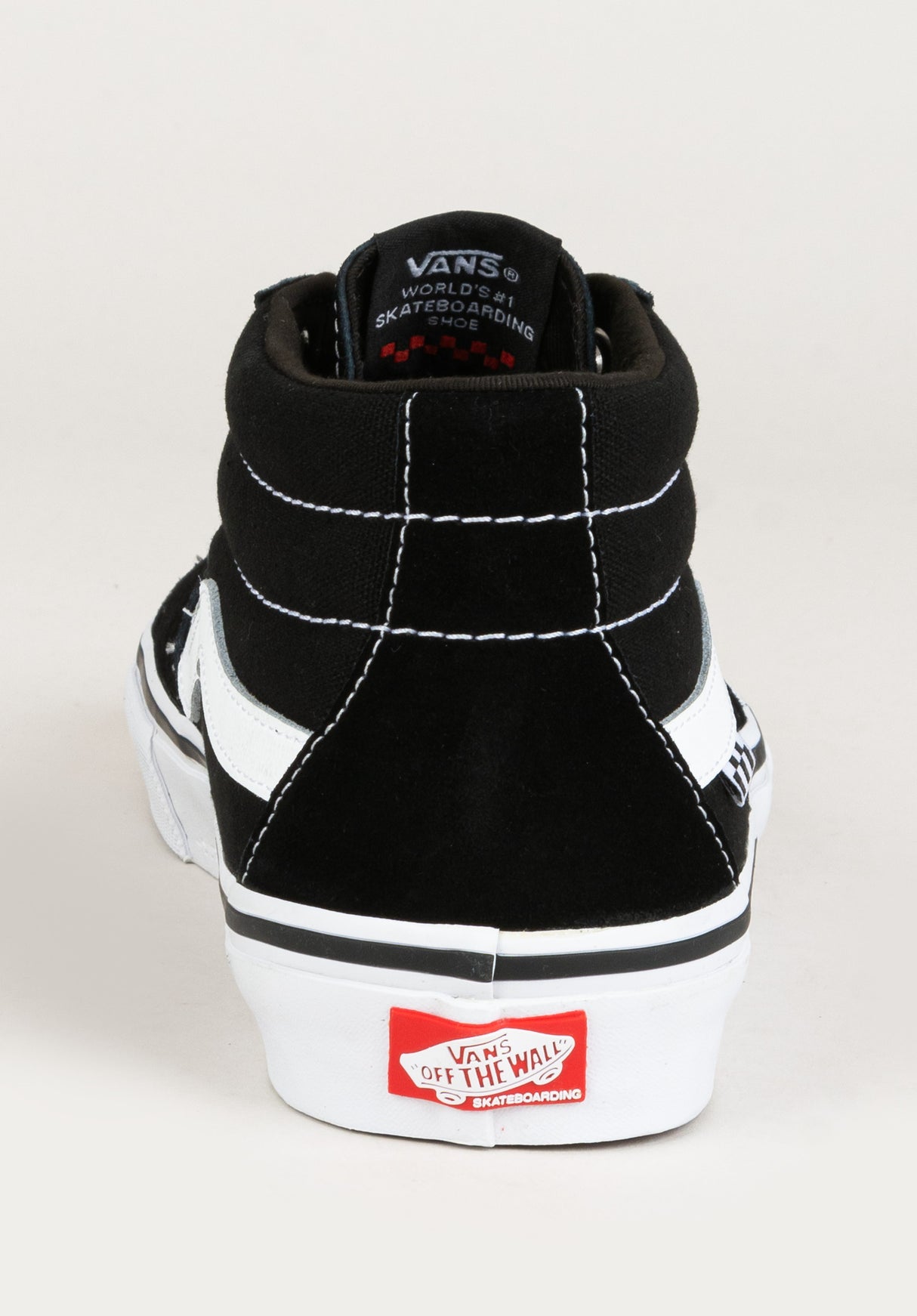 Skate Grosso Mid black-truewhite Seitenansicht