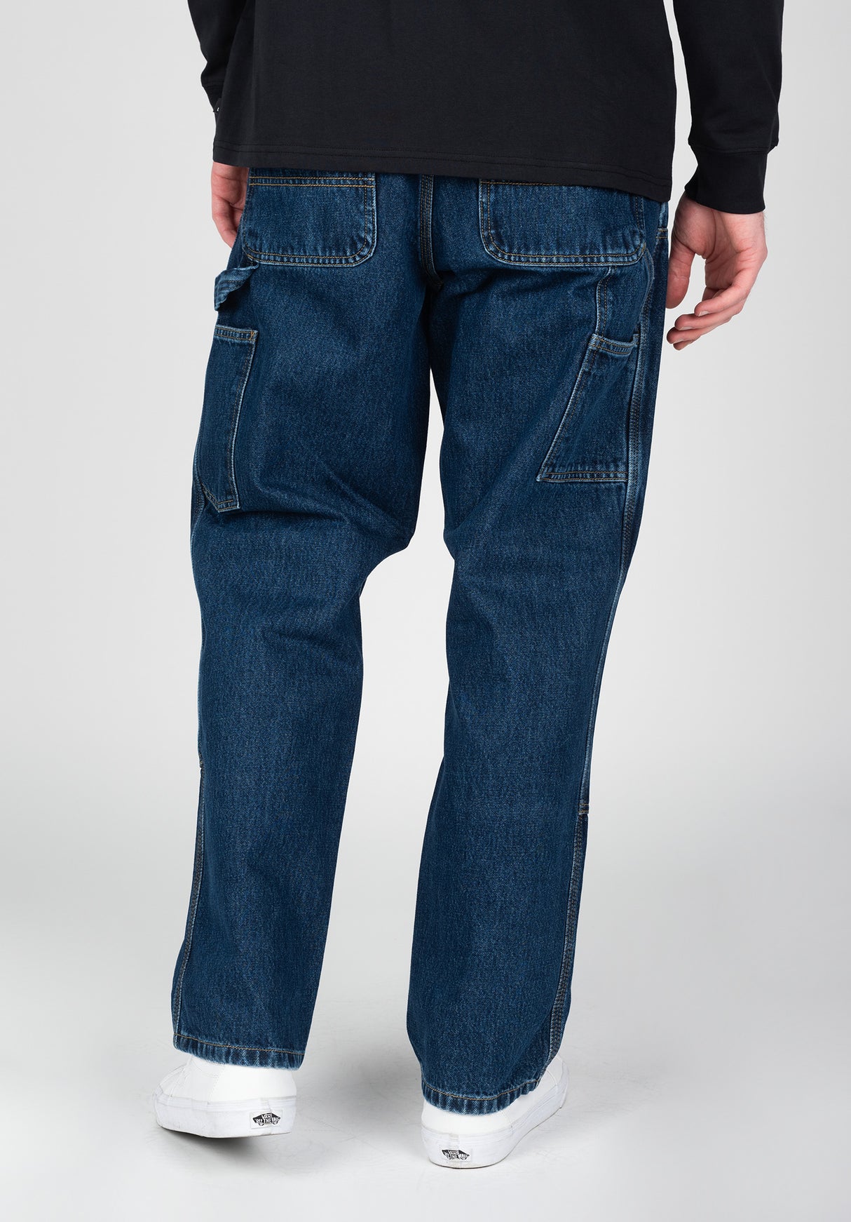 Double Knee Pant Denim bluestonewashed Close-Up1