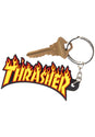 Flame Logo Key Chain yellow Vorderansicht