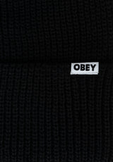 Bold Organic Beanie black Rückenansicht