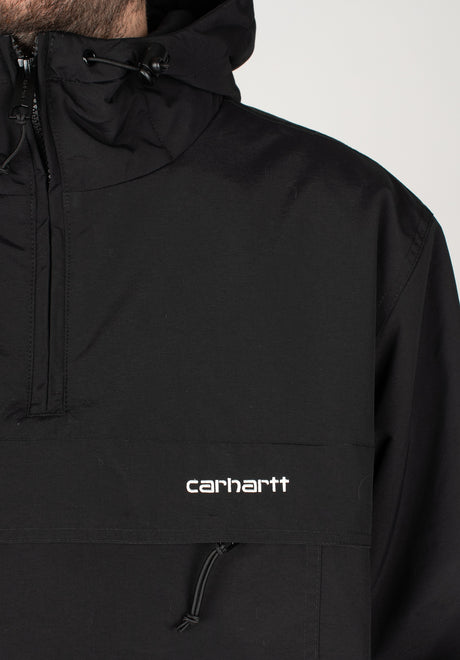 Windbreaker Pullover black-white Rückenansicht