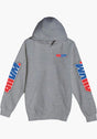 411VM Logo (Red/Blue) heathergrey Vorderansicht