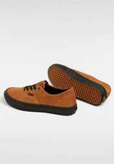 Skate Authentic hairysuedeblack-rust Closeup1