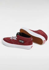 Skate Half Cab burgundy-white Closeup1