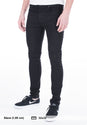 Skinny Fit black-black Vorderansicht