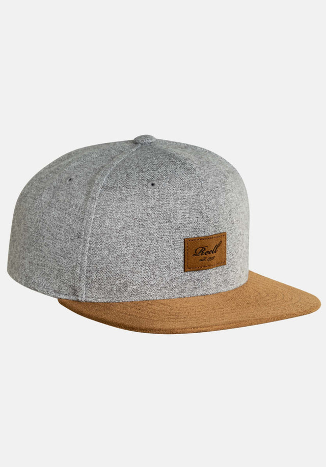 Suede 6-Panel grey-tweed Vorderansicht