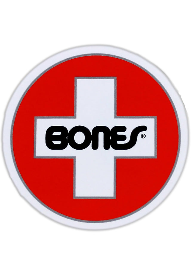 Swiss Round 1.75 Sticker red Vorderansicht