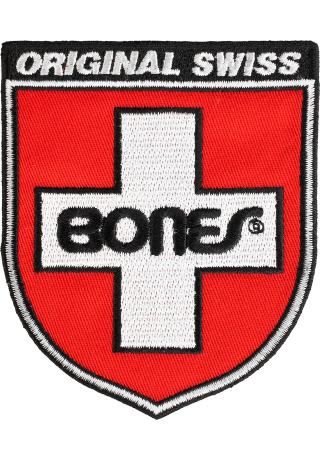 Swiss Shield Patch red Vorderansicht