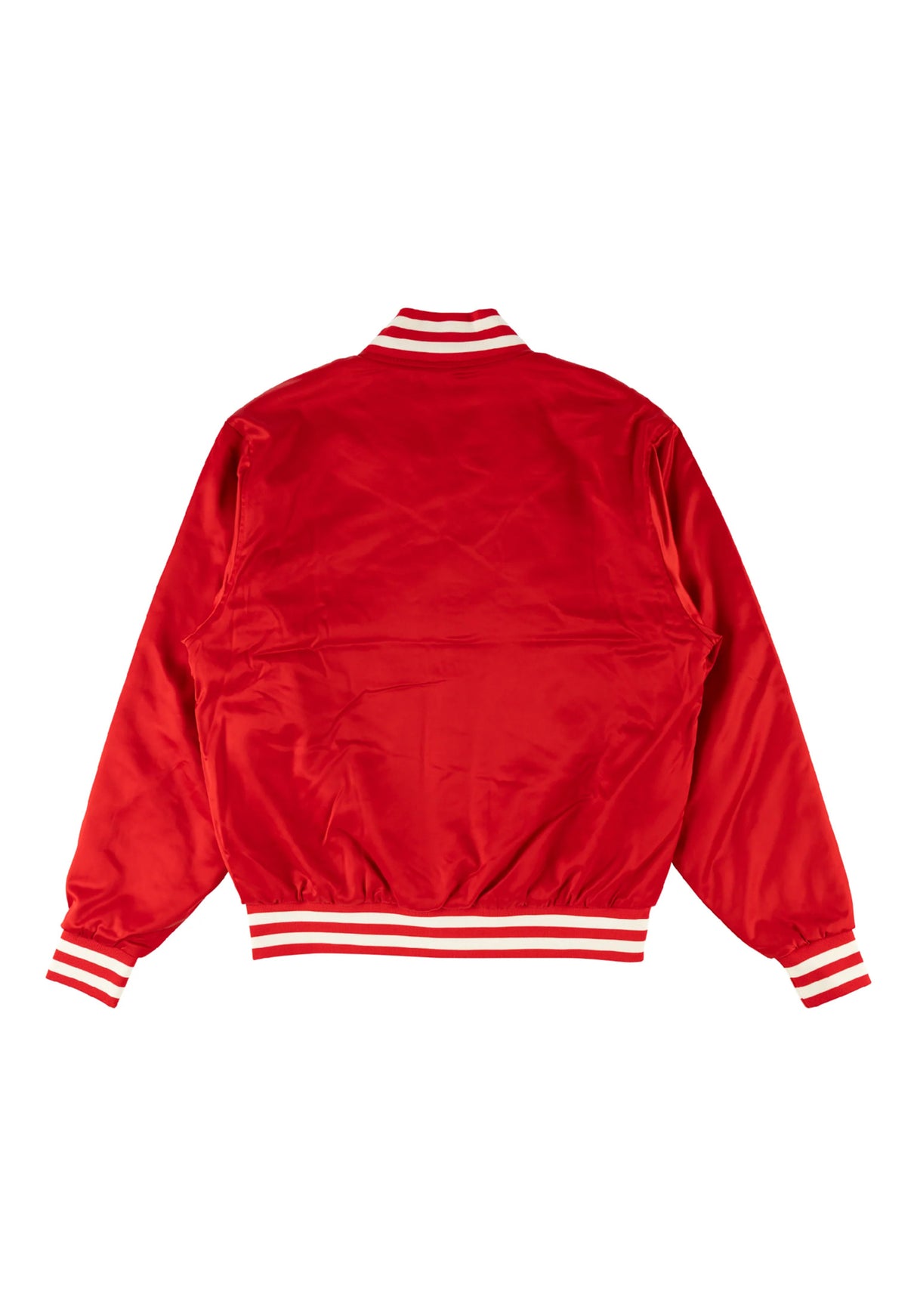 Union Satin Varsity red-bone Closeup1