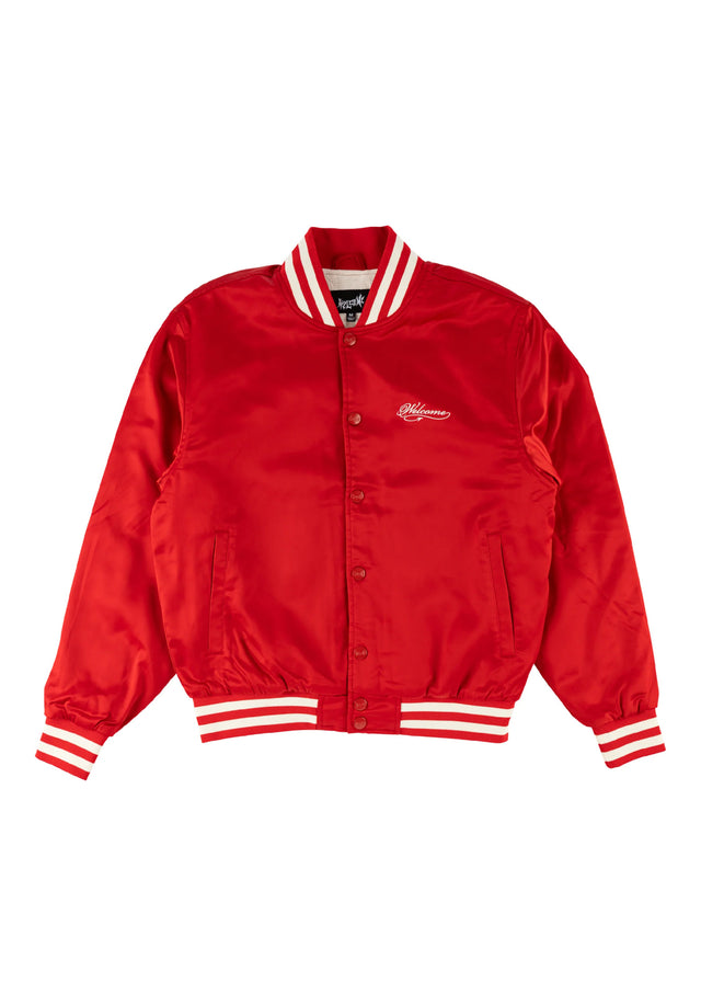 Union Satin Varsity red-bone Vorderansicht