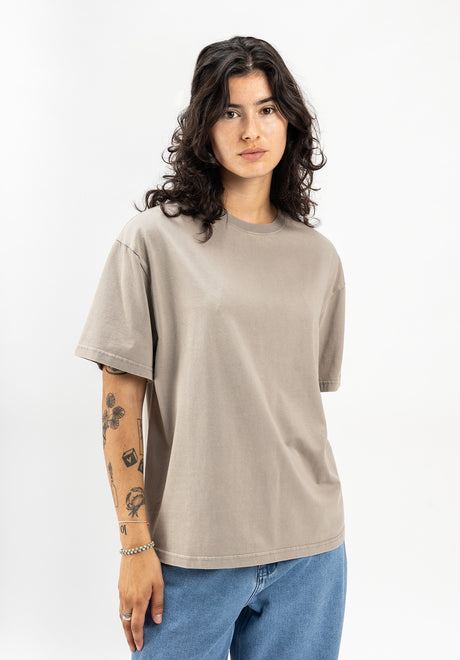 W Essential Tee greyfaded Rueckenansicht