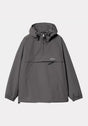 Windbreaker Pullover graphite-white Vorderansicht