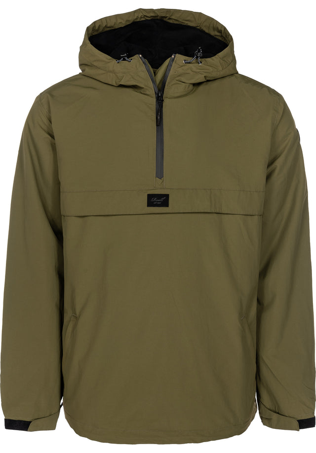 Winter Windbreaker olive Vorderansicht