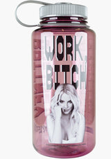 x Britney Spears Work Bitch Nalagene Bottle pink Vorderansicht