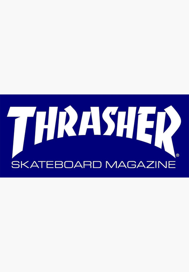 Skate Mag Medium Sticker blue Vorderansicht