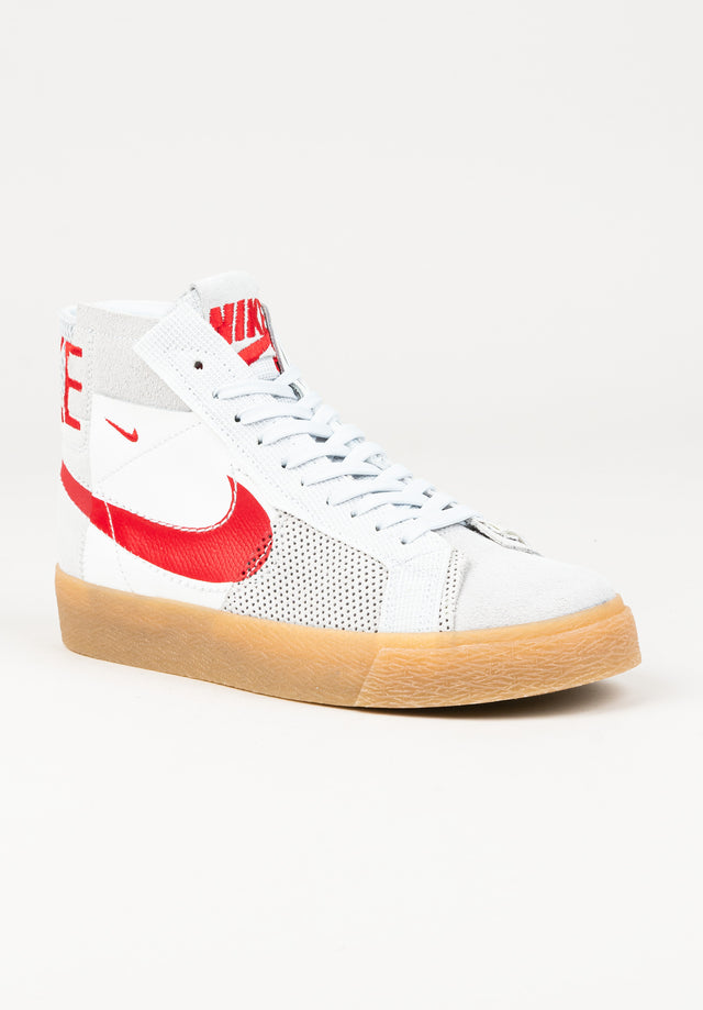 Zoom Blazer Mid Premium summitwhite-universityred Vorderansicht